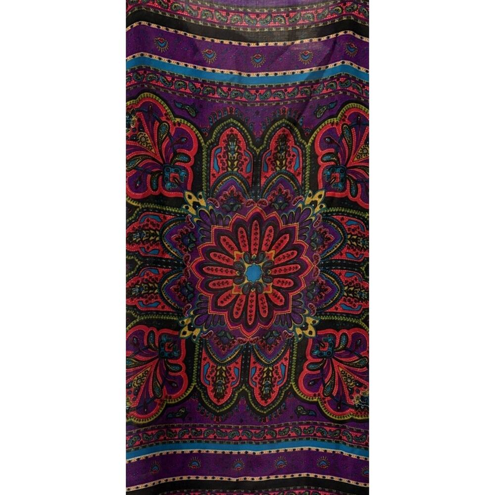 Scarf Square Vibrant Colors Made in Japan 30” X 30”